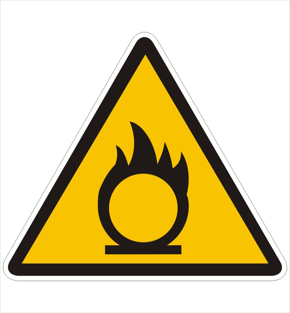 Oxidizing Material Warning Decal – Powercall Sirens LLC