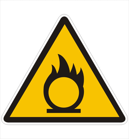 Oxidizing Material Warning Decal