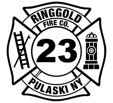 Ringgold Fire Company Maltese Cross decal 063016