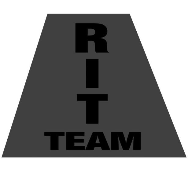 RIT Team Blacklite Reflective Trapezoid - Powercall Sirens LLC