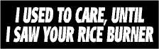 Your Rice Burner Expression Decal