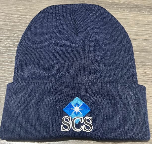 SCS Safety and Health Winter Navy Cuff Hat