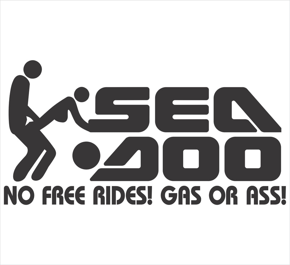 Seado No Free Rides Decal - Powercall Sirens LLC