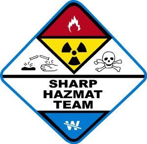 Sharp Hazmat Team Decal - Powercall Sirens LLC