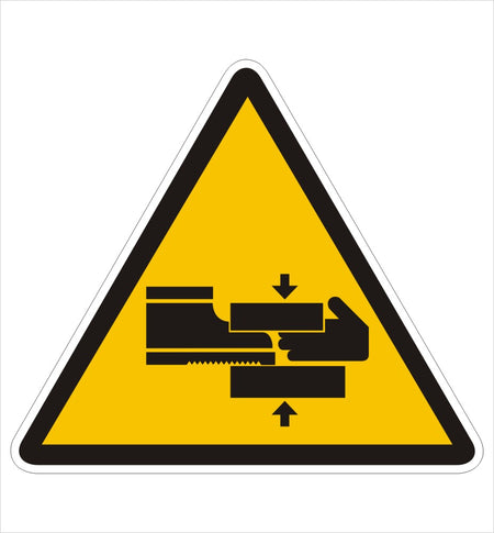 Danger to Hands and Feet Warning Decal