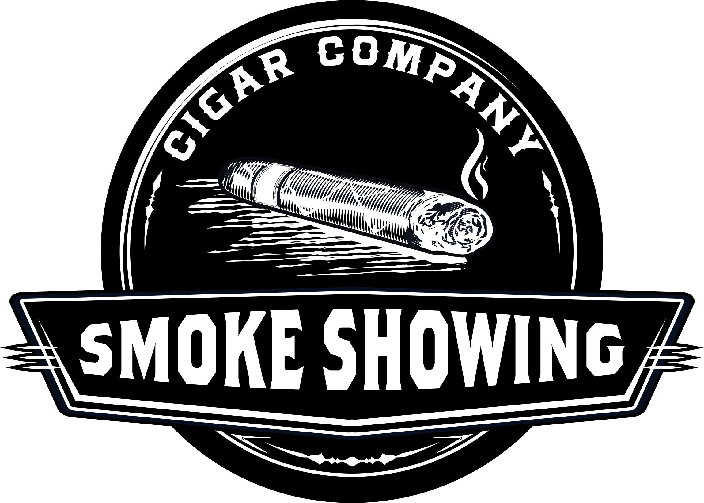 Smoke Showing Cigar Customer Decal - Powercall Sirens LLC