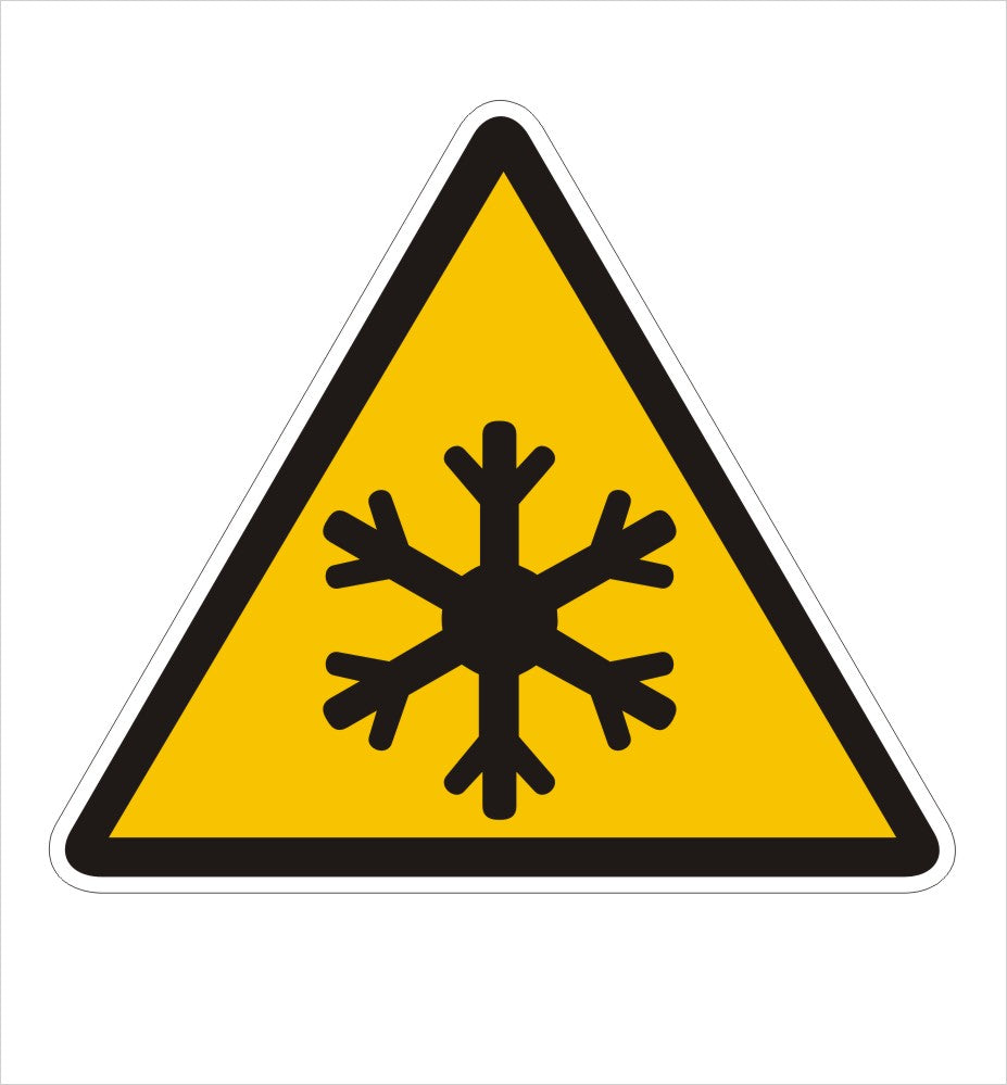 Low Temperatures Warning Decal