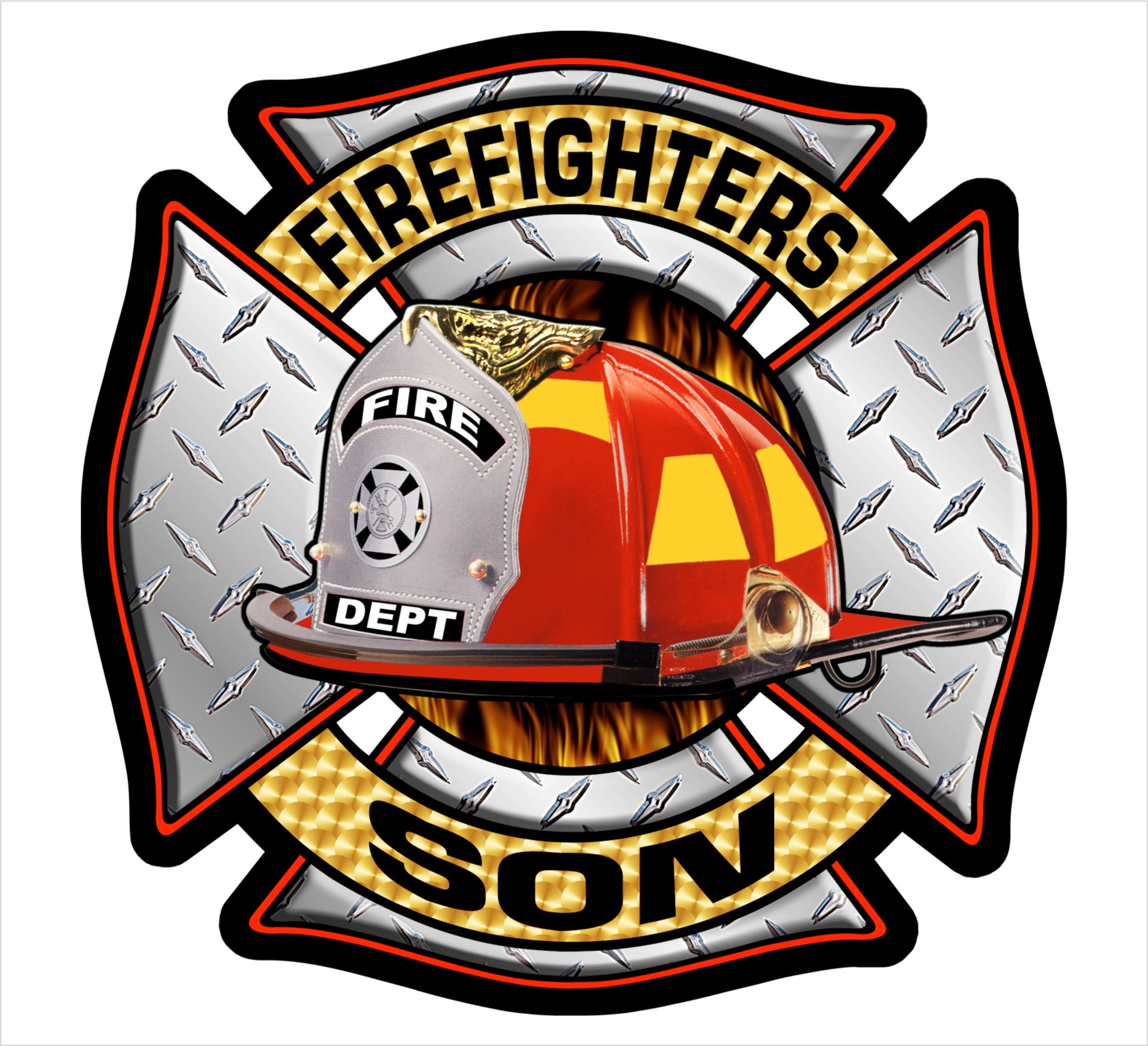 Firefighters Son DP Style Maltese - Powercall Sirens LLC