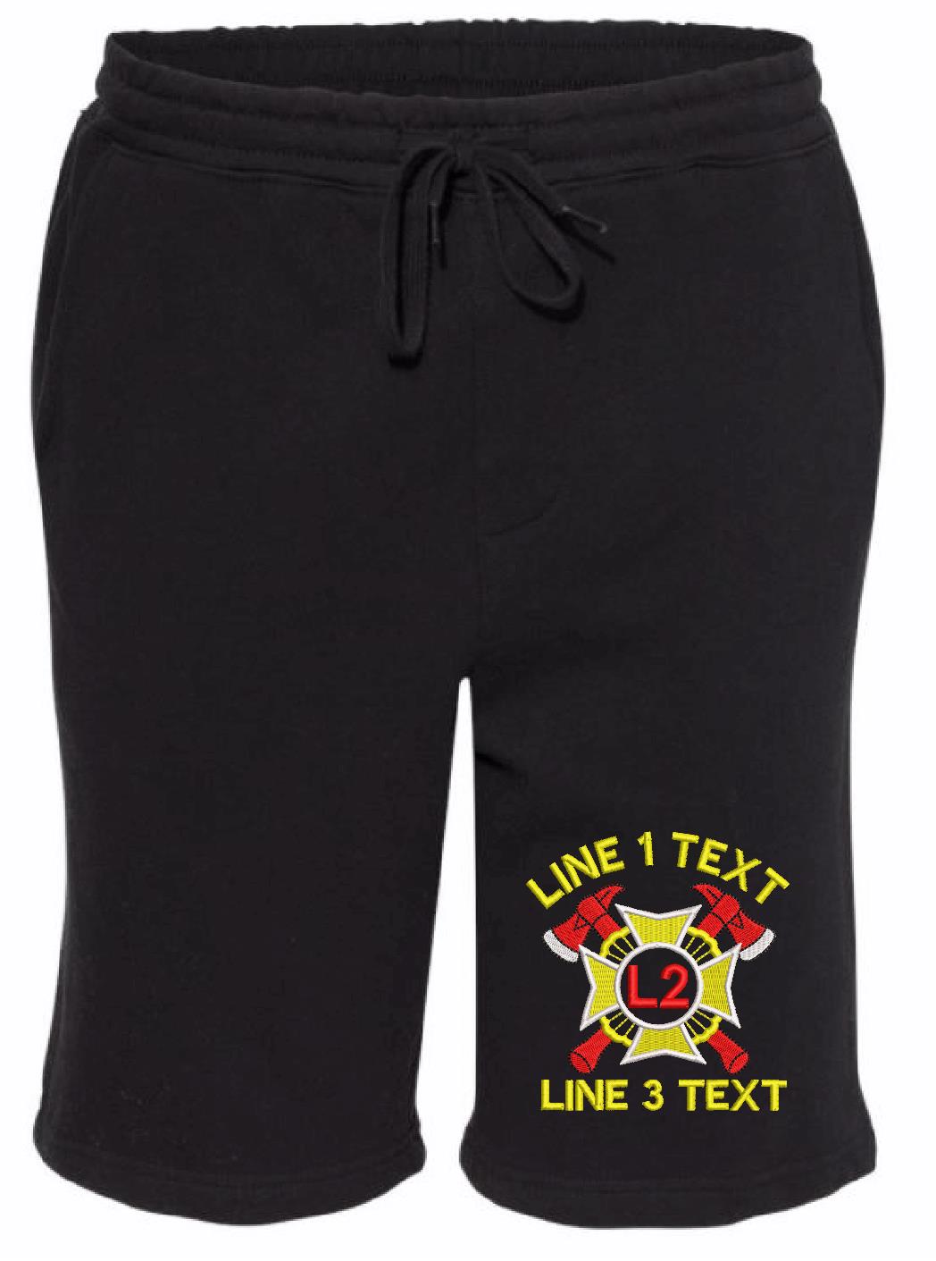 Spike Maltese Custom Embroidered Shorts - Powercall Sirens LLC