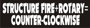 Structure Fire Expression Decal