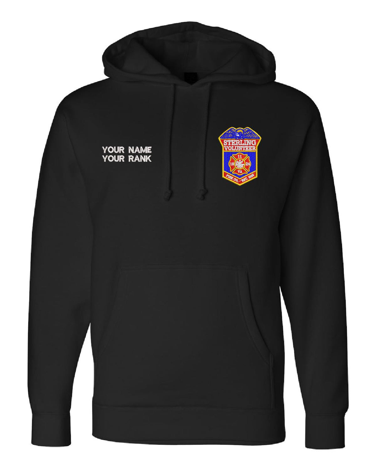 Sterling Volunteer Fire SVFC Embroidered Hoodie - Powercall Sirens LLC
