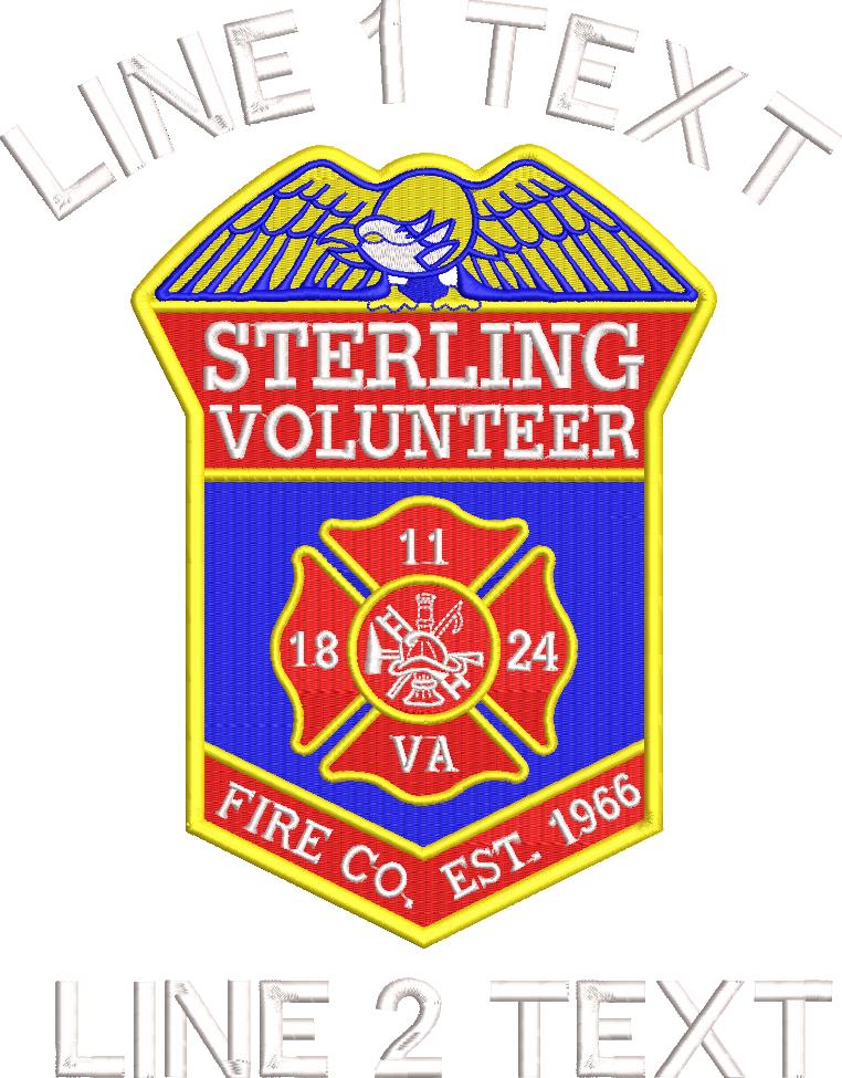 Sterling Fire SVFC Custom Embroidered Fleece Shorts - Powercall Sirens LLC