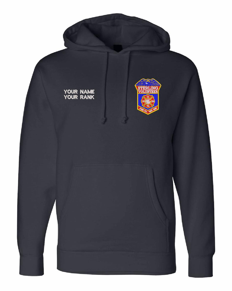 Sterling Volunteer Fire SVFC Embroidered Hoodie - Powercall Sirens LLC