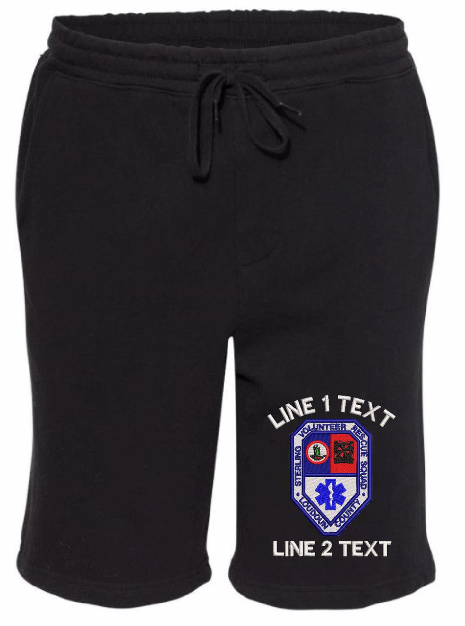 Sterling Rescue SVRS Custom Embroidered Fleece Shorts - Powercall Sirens LLC