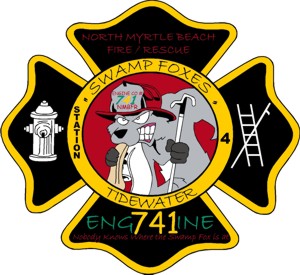 Swamp Foxes Engine 741 Decal