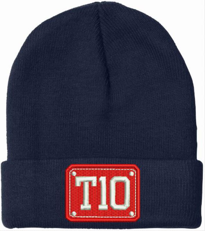 11 Badge (Red/white) Embroidered Winter Hat