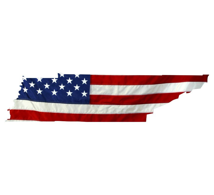 Tennessee USA  Flag Decal