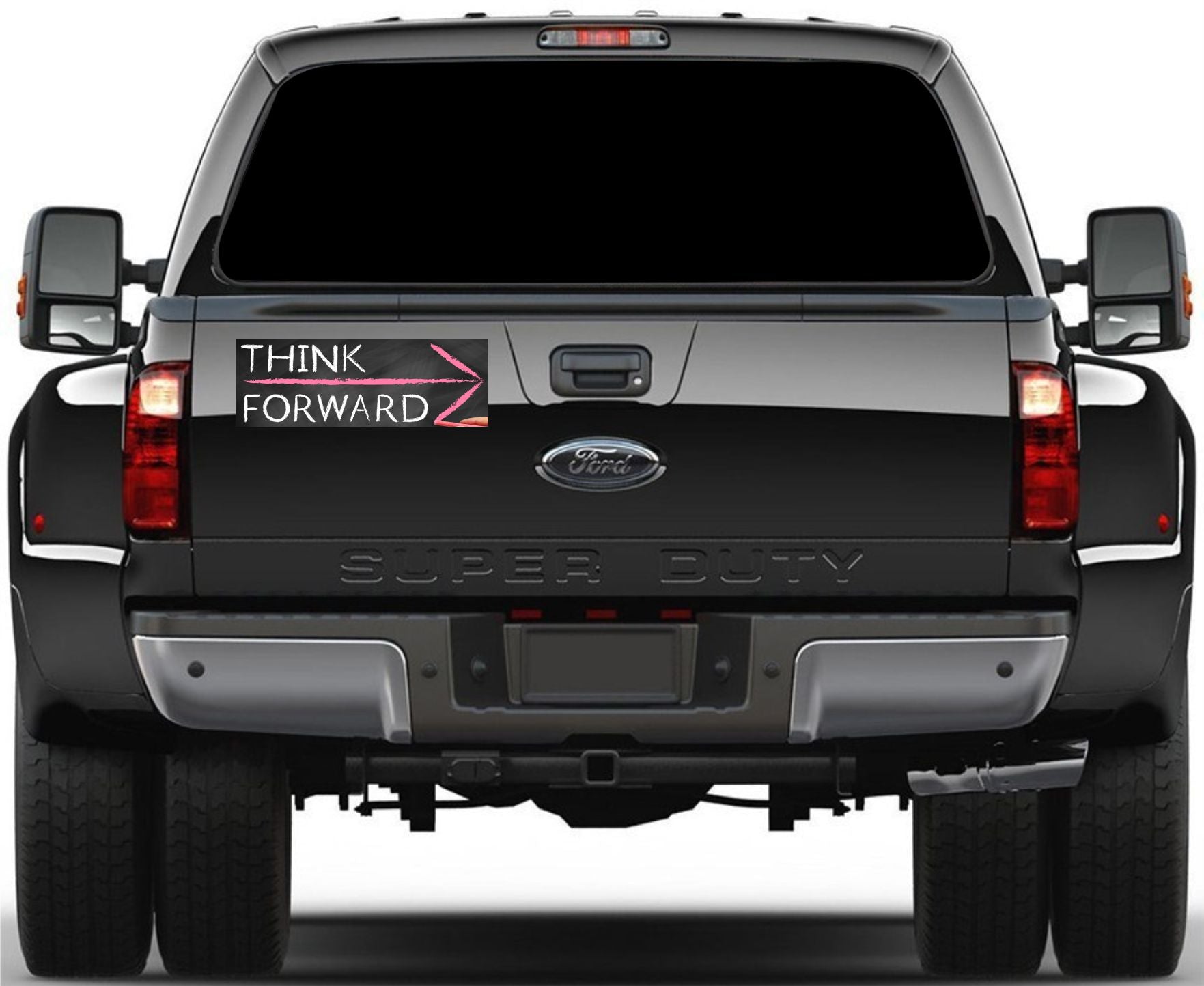 Think Foward Bumper sticker/magnet - Powercall Sirens LLC