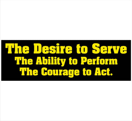 Desire To Serve Decal