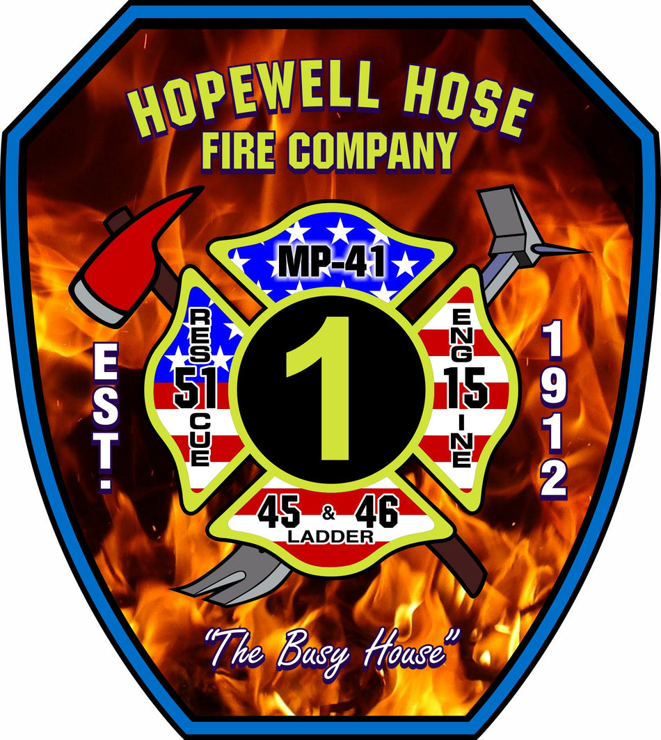 Hopewell Hose 2021 Customer Decal - Powercall Sirens LLC