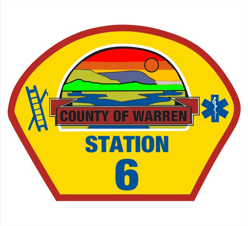 County of Warren Station 6 Customer Decal