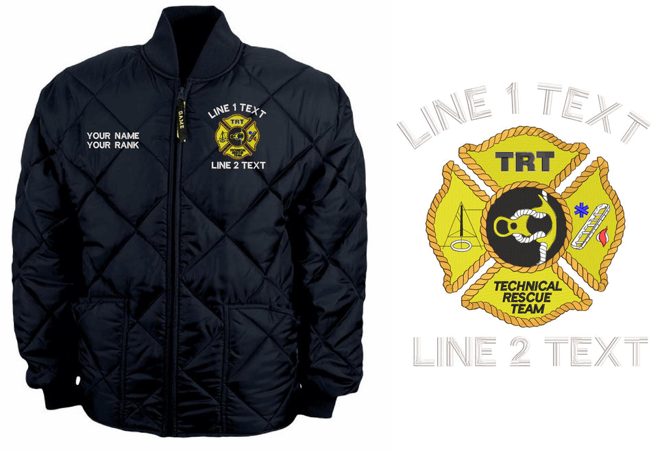 TRT Rescue Custom Embroidered 1221 Bravest Jacket