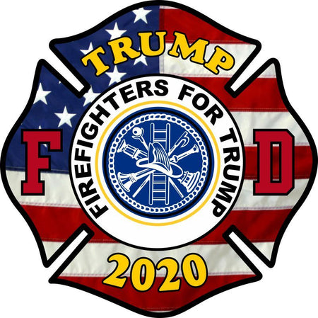 Firefighters for Trump Maltese Customer Decal - Powercall Sirens LLC