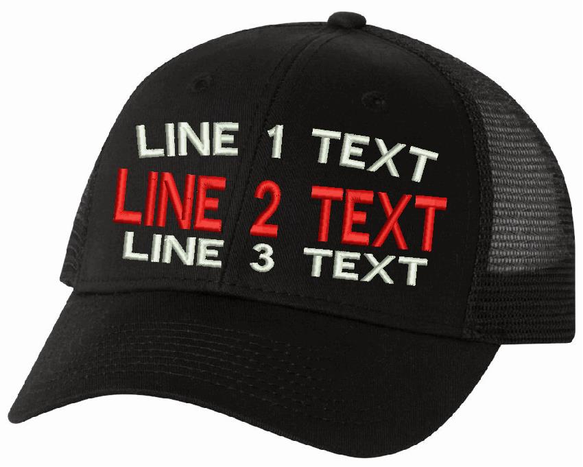 Adjustable Type A Style Custom Embroidered Hat