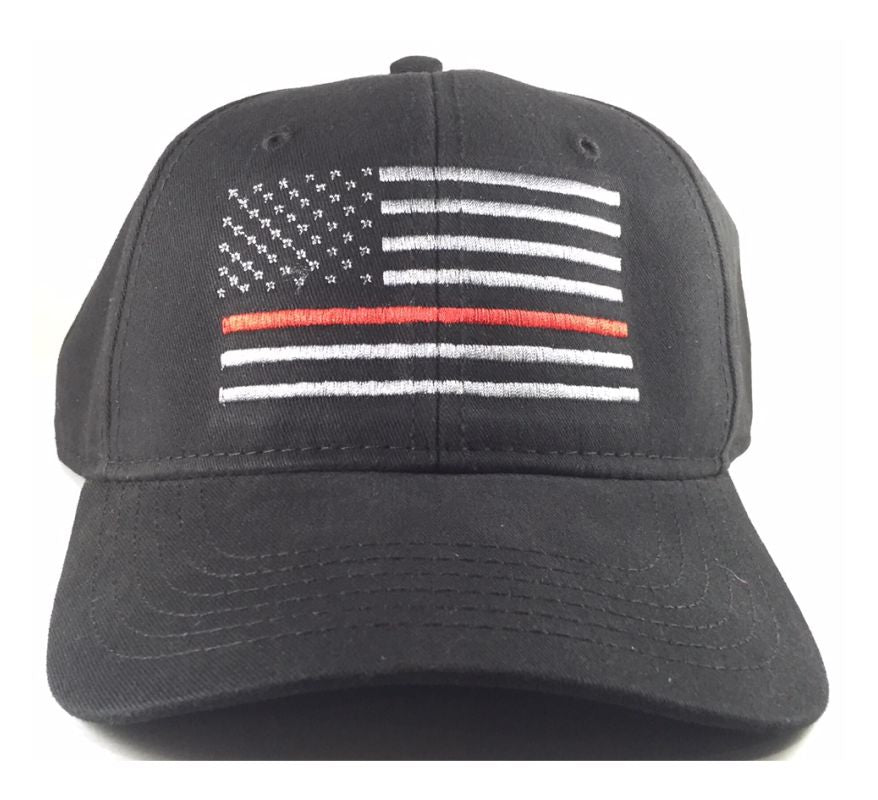 Thin Red line USA American Flag Hat Design