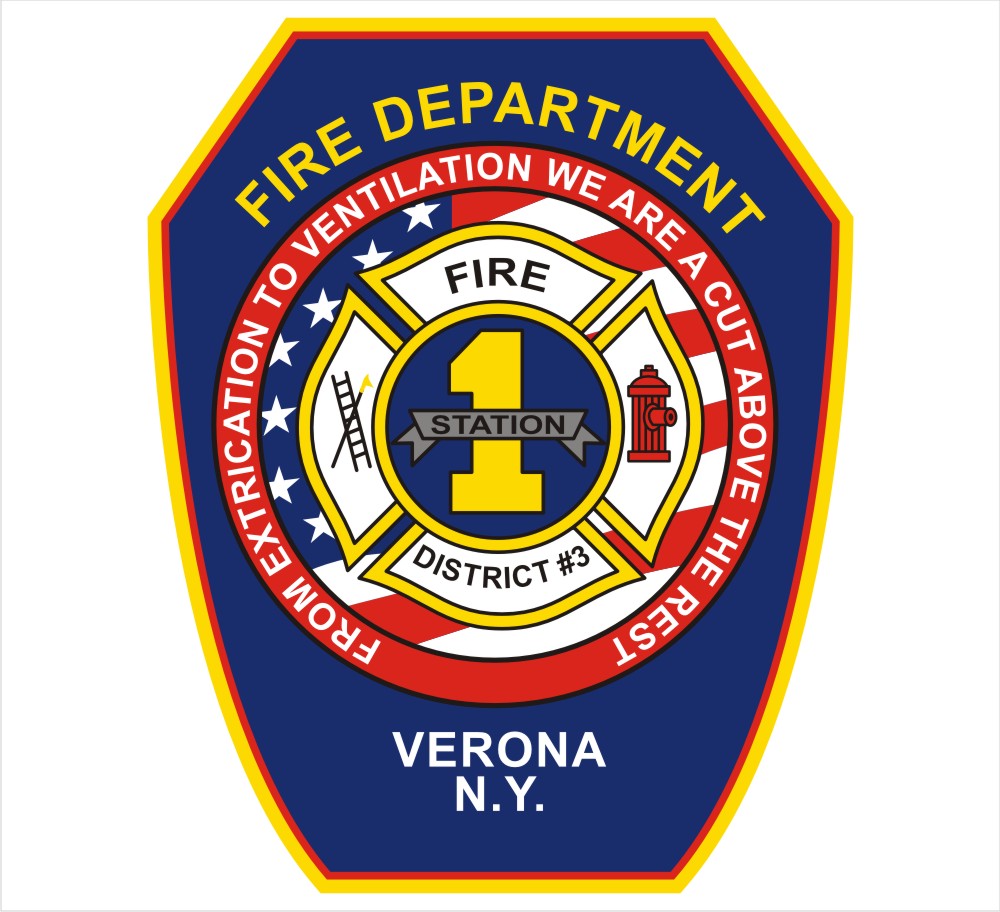 Verona Fire Department Vent Customer Decal