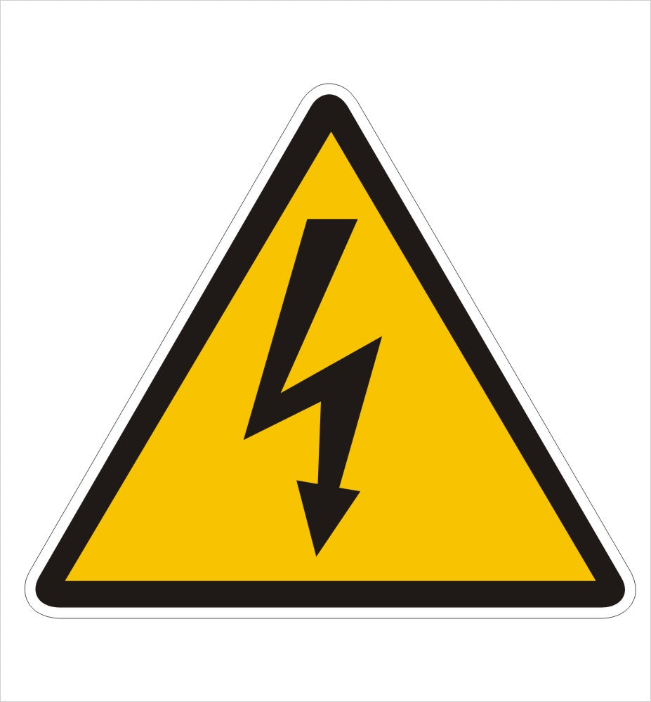 High Voltage Warning Decal