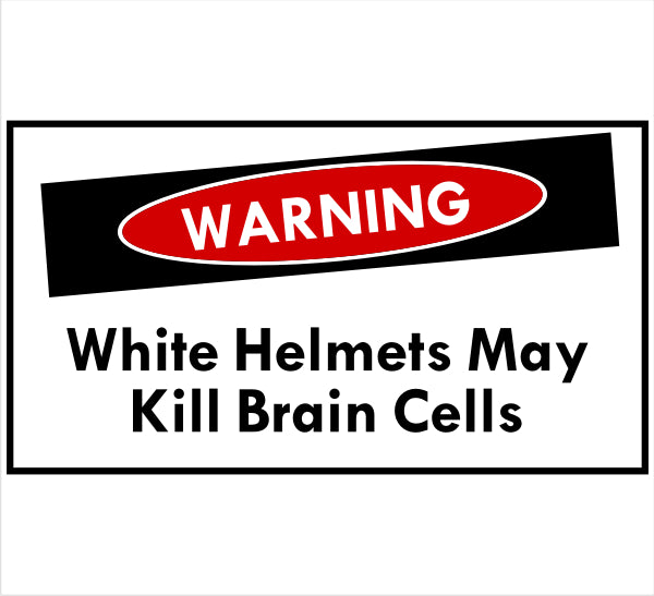 White Helmets Kill Brain Cells Decal