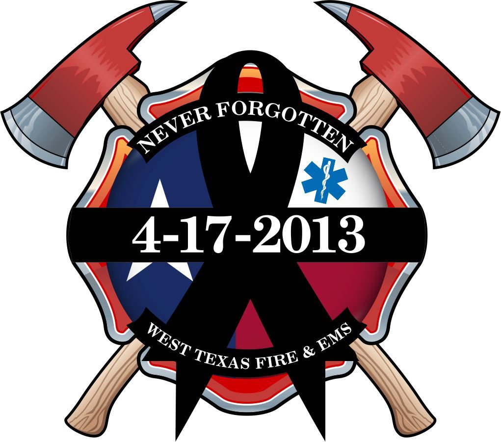 Texas Firefighters Memorial Decal - Powercall Sirens LLC