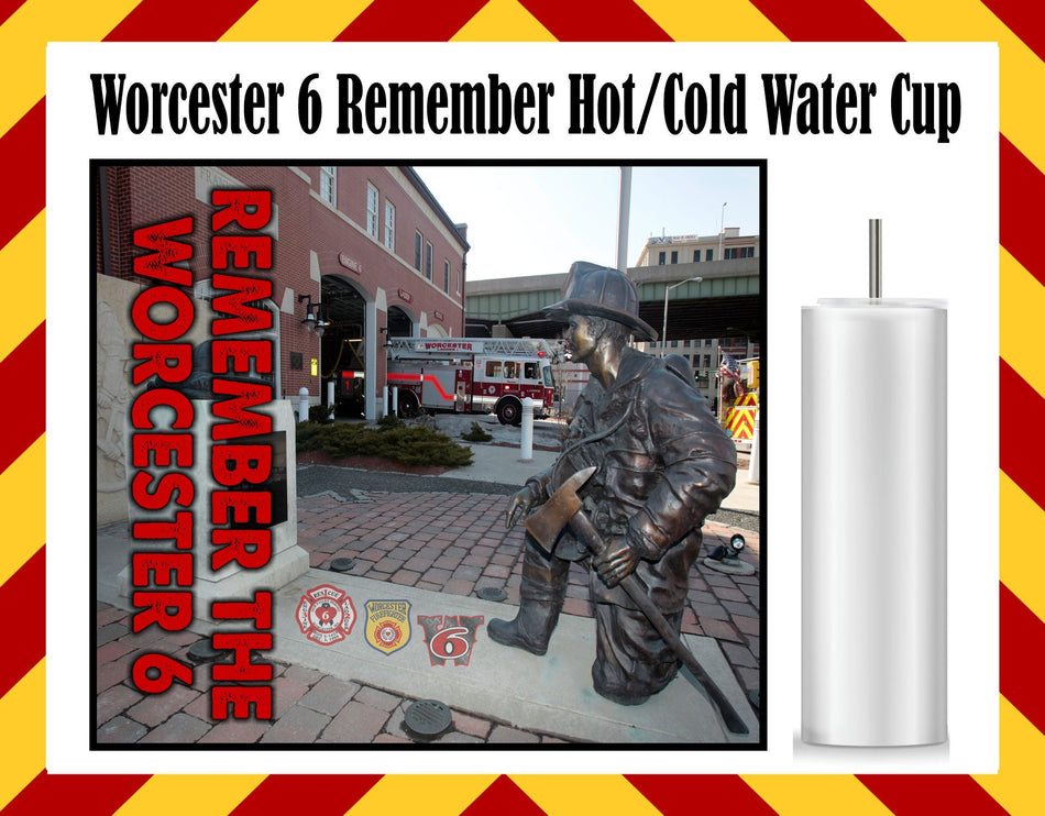 Stainless Steel Cup -  Worcester 6 Memorial Design Hot/Cold Cup