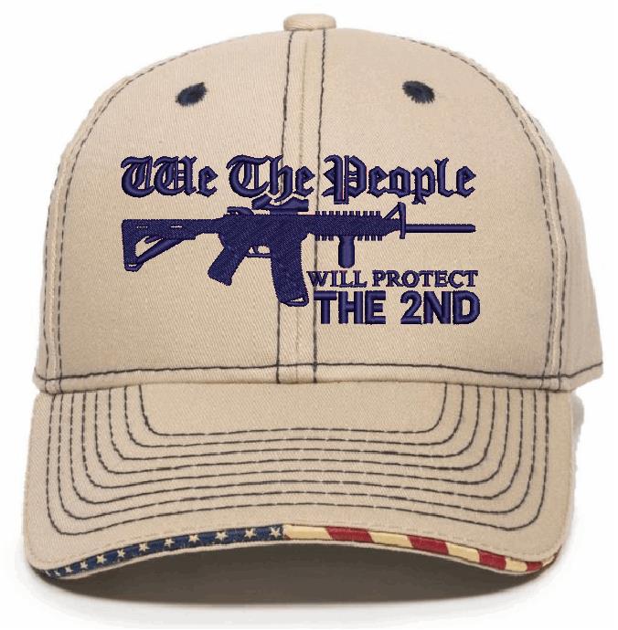 We the People protect the 2nd Embroidered Hat - Powercall Sirens LLC