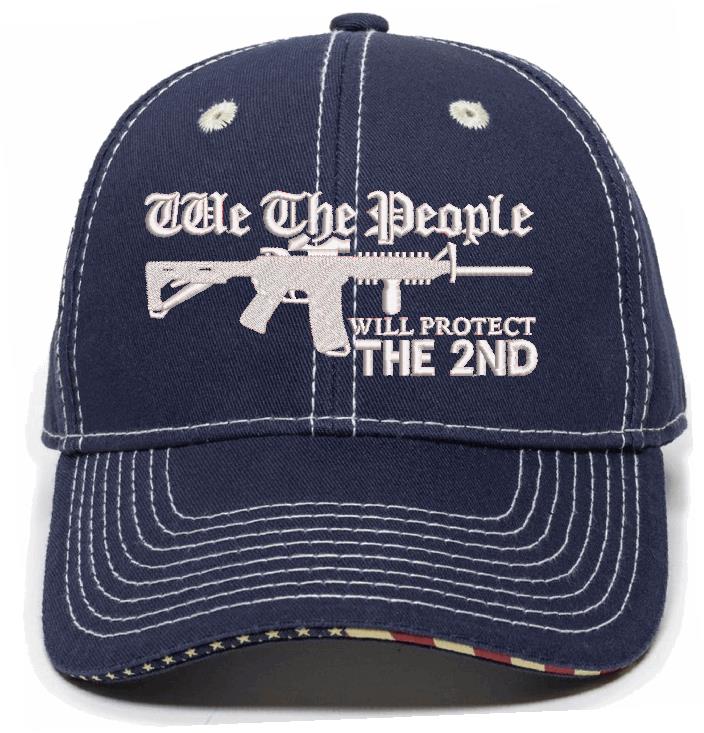 We the People protect the 2nd Embroidered Hat - Powercall Sirens LLC