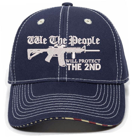 We the People protect the 2nd Embroidered Hat - Powercall Sirens LLC
