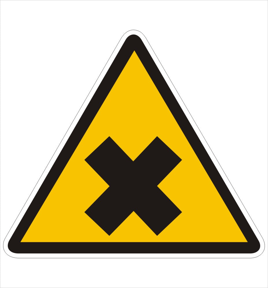 Irritant Warning Decal