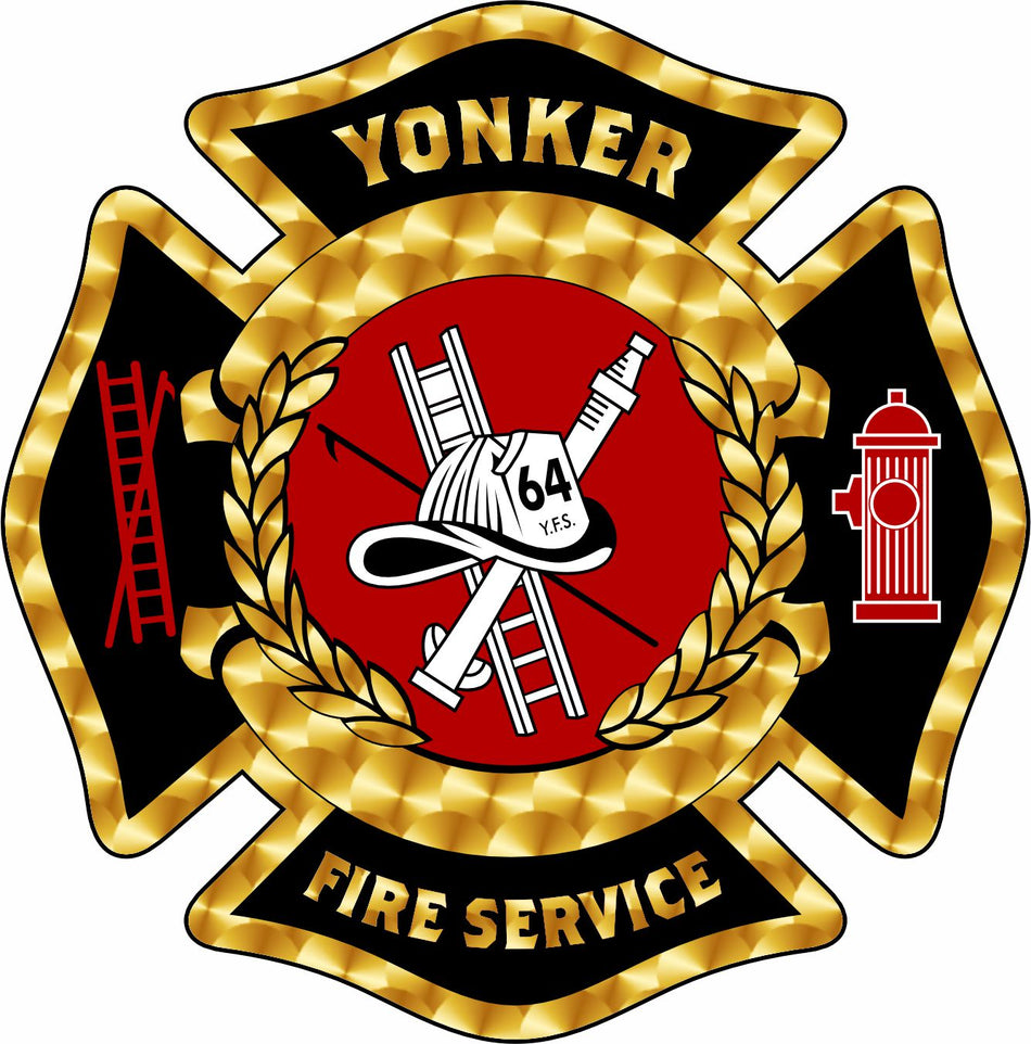 Yonker Fire Service Customer Decal