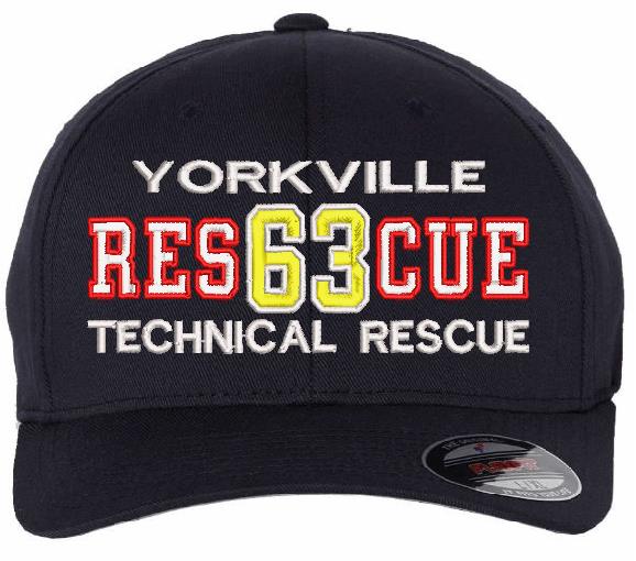 Yorkville Rescue 63 Embroidered Hat Design - Powercall Sirens LLC