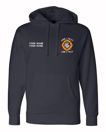 YRF Maltese Custom Embroidered Hooded Sweatshirt - Powercall Sirens LLC